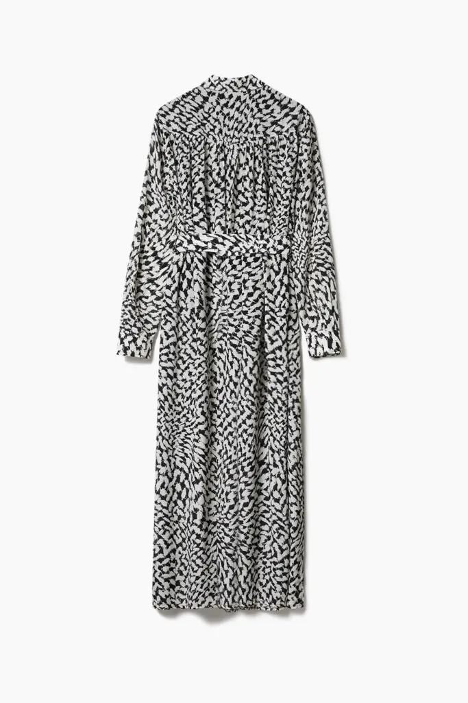 Lala Berlin Dress Deerja Viscose/silk Blend Swoosh Heritage