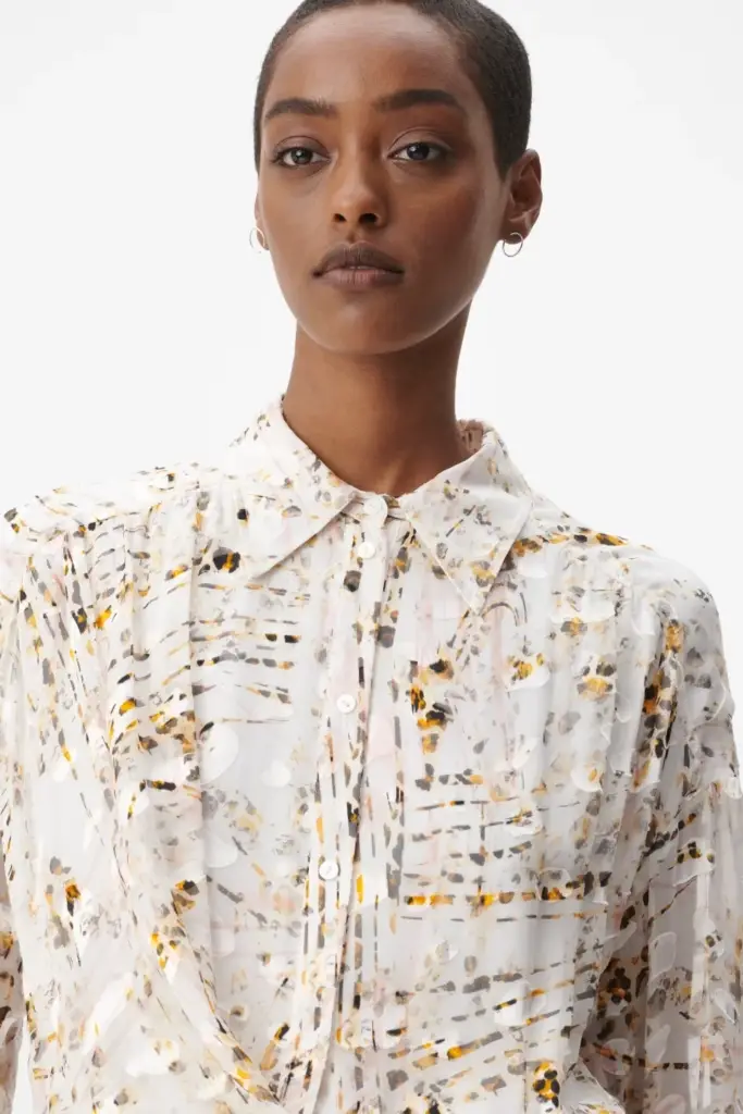 Lala Berlin Dress Dijan Viscose/silk Blend Stripy Leo