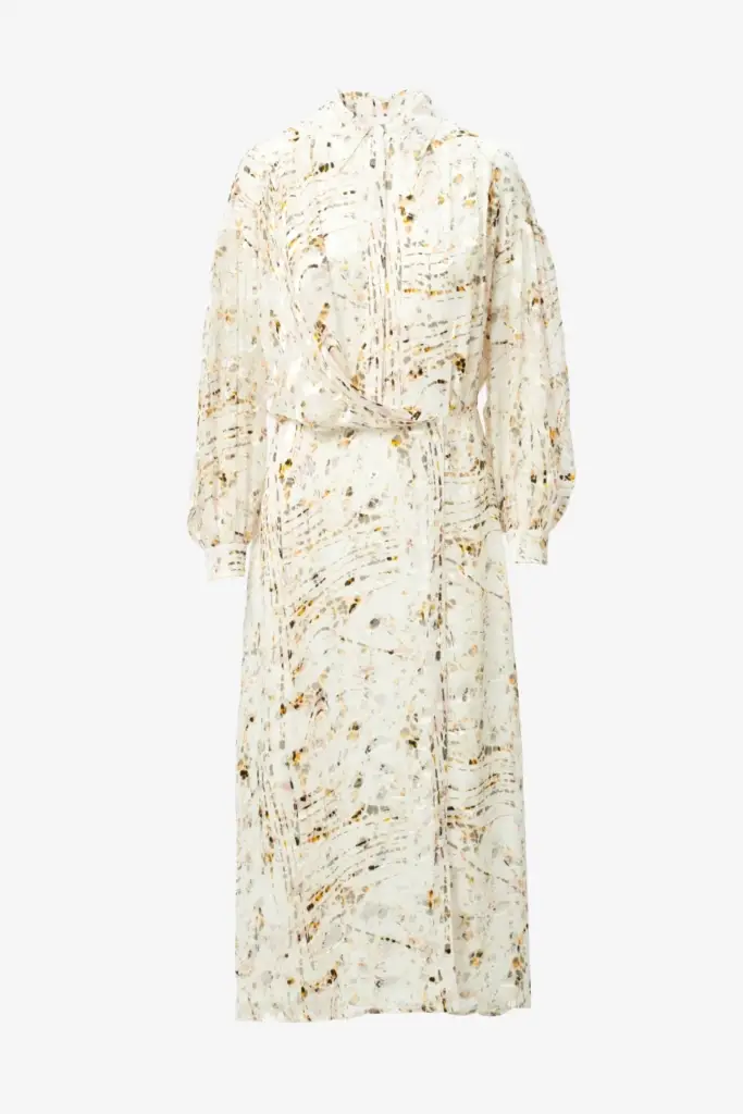 Lala Berlin Dress Dijan Viscose/silk Blend Stripy Leo