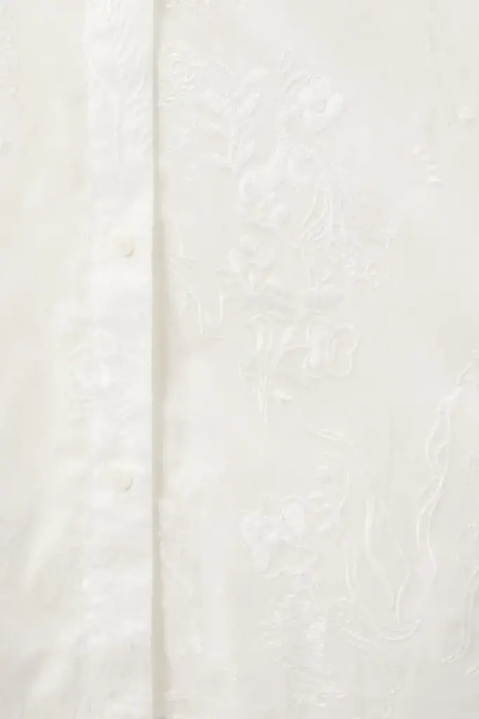 Lala Berlin Blouse Bam Cotton Embroidery White