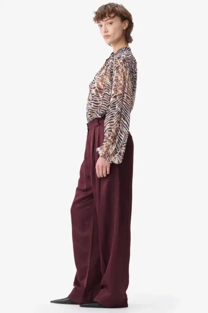 Lala Berlin Blouse Baylin Viscose Zebra Shibori