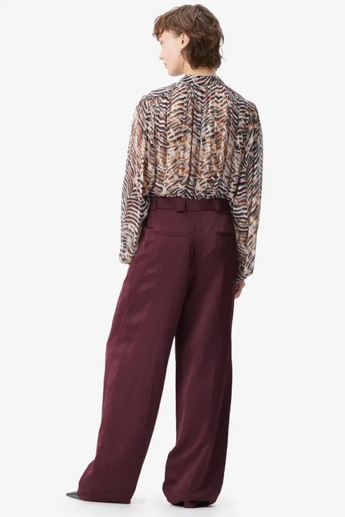 Lala Berlin Blouse Baylin Viscose Zebra Shibori