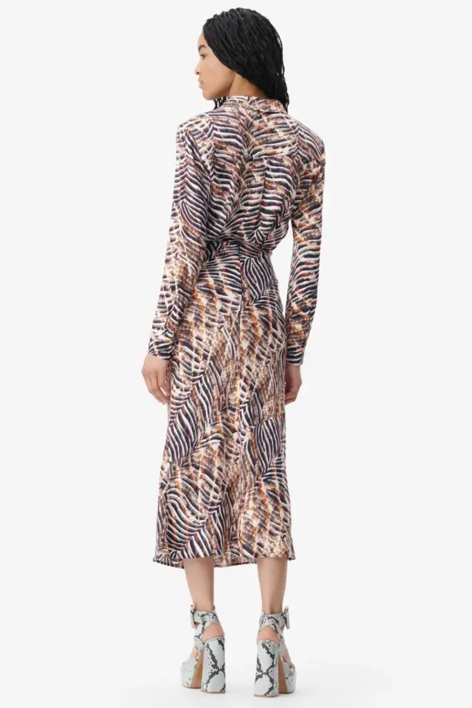 Lala Berlin Blouse Bemar Viscose Zebra Shibori