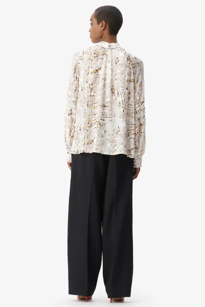 Lala Berlin Blouse Brynn Viscose Mix Stripy Leo