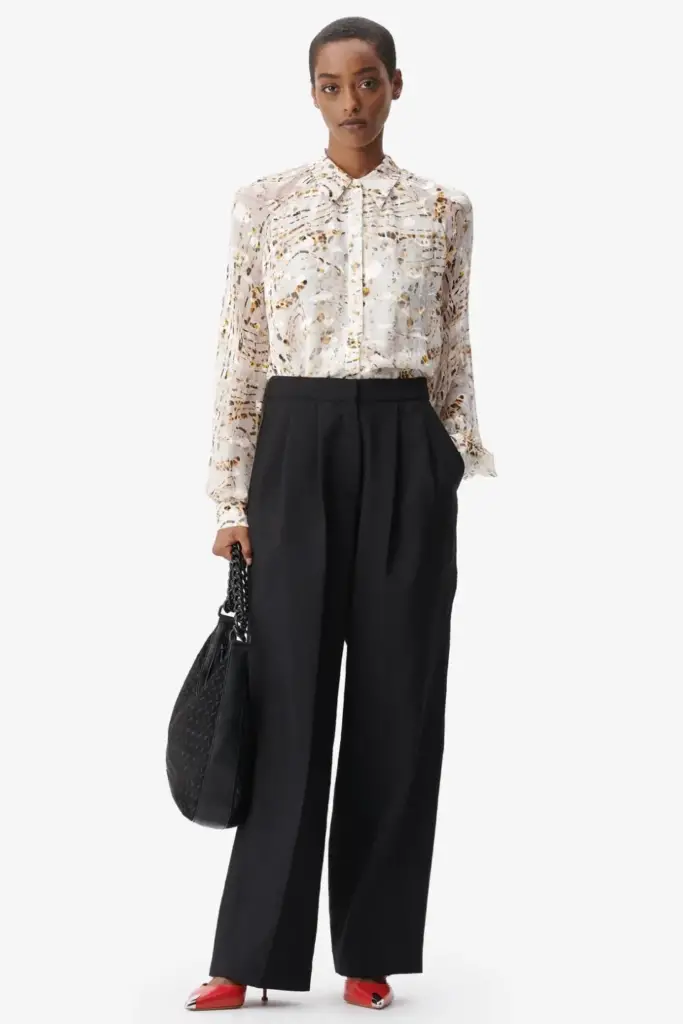 Lala Berlin Blouse Brynn Viscose Mix Stripy Leo