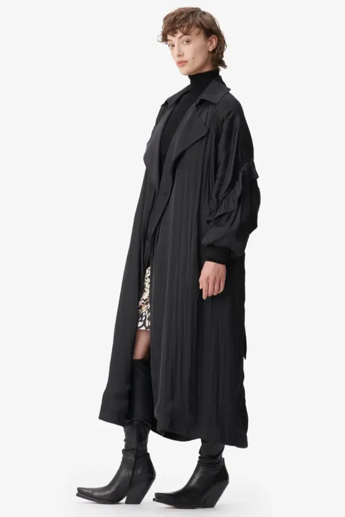 Lala Berlin Coat Olaya Polyester Mix Black