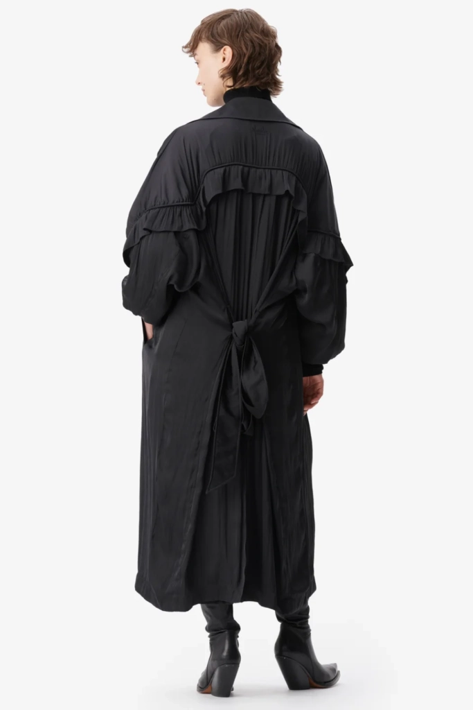 Lala Berlin Coat Olaya Polyester Mix Black