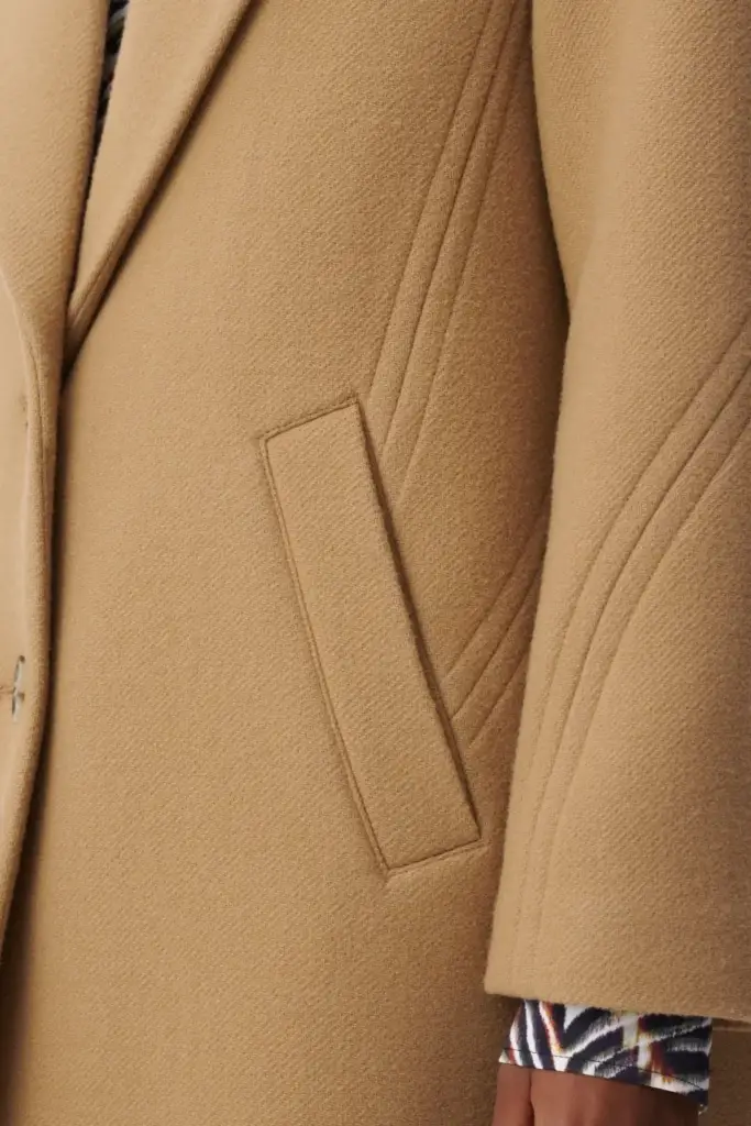 Lala Berlin Coat Orely Wool Mix Toffee