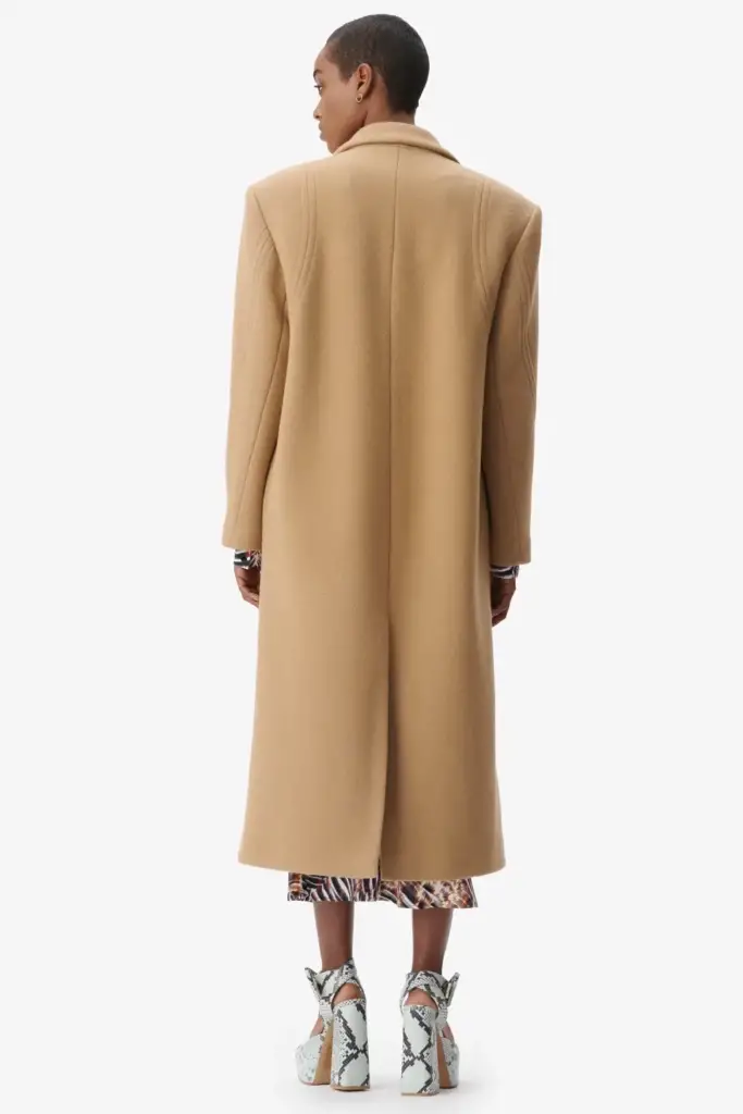 Lala Berlin Coat Orely Wool Mix Toffee