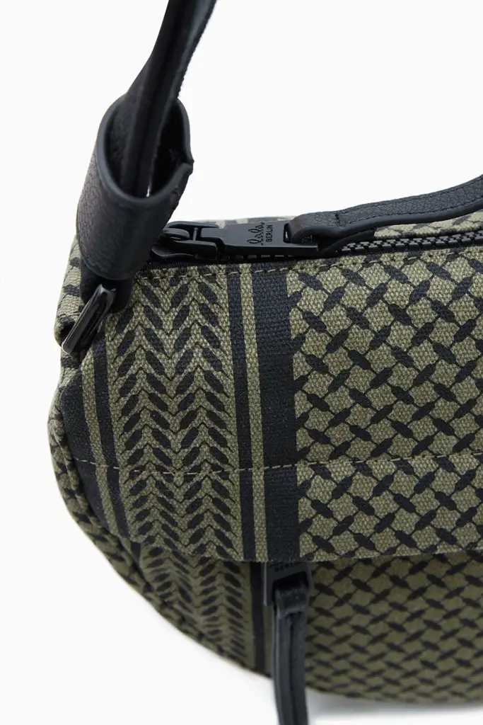 Lala Berlin Crossbody Melly Canvas Olive/black