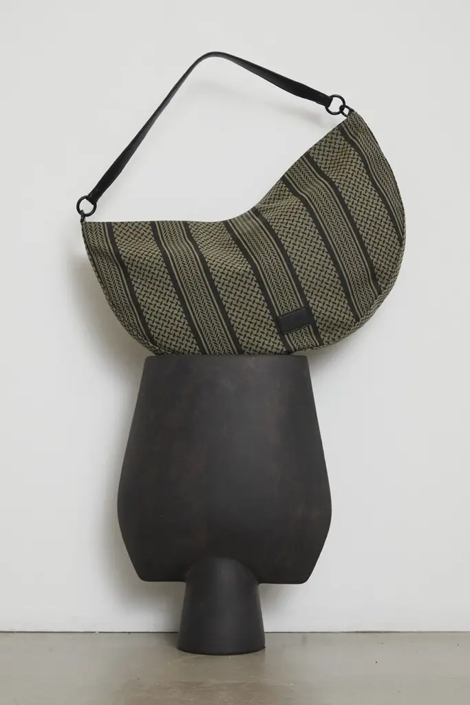 Lala Berlin Crossbody Milora Canvas Olive/black