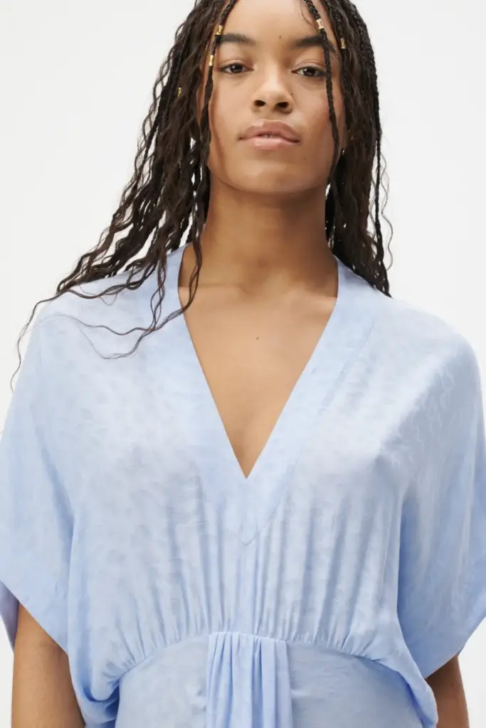 Lala Berlin Dress Dask Viscose Mix Wave Jacquard