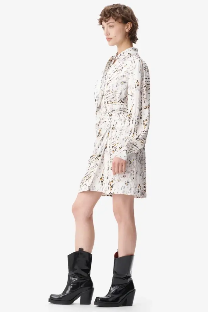 Lala Berlin Dress Devrina Viscose Stripy Leo