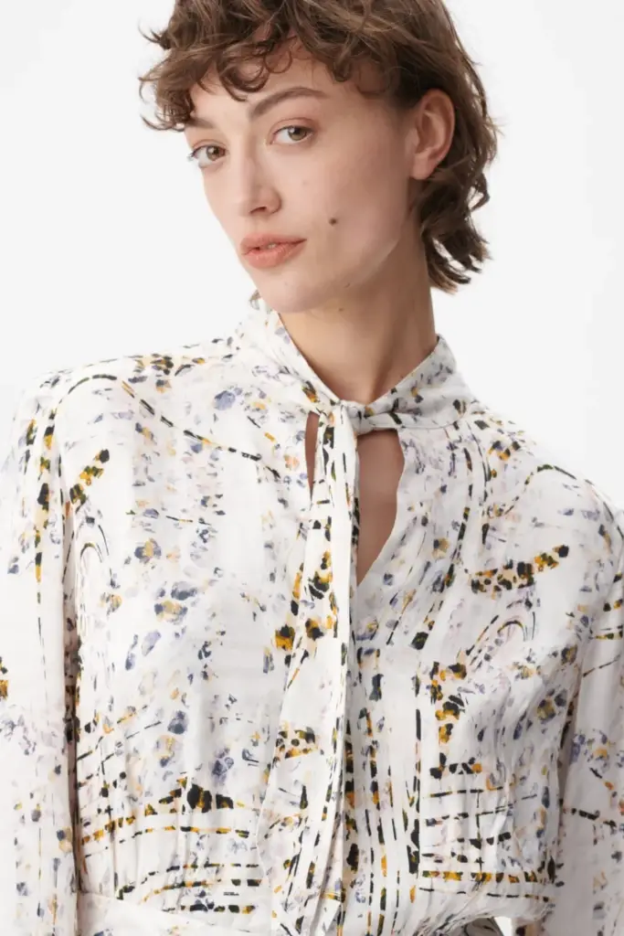 Lala Berlin Dress Devrina Viscose Stripy Leo