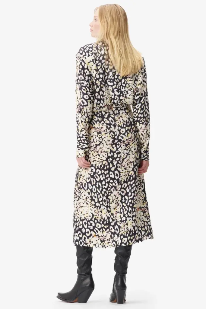 Lala Berlin Dress Diala Viscose Floral Leo