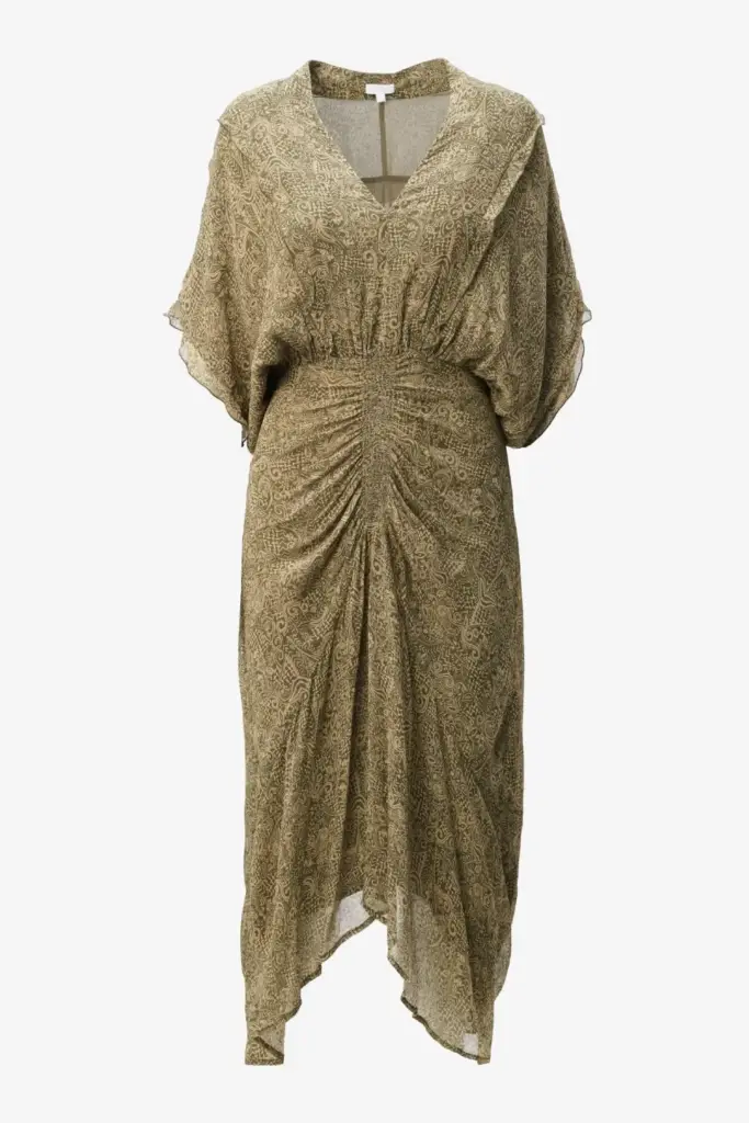 Lala Berlin Dress Dilyana Viscose Maze Garden