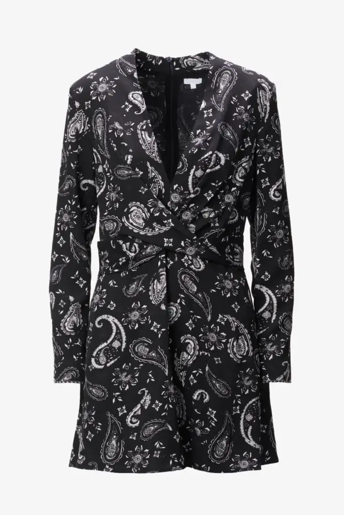 Lala Berlin Dress Dine Viscose Paisley Stars