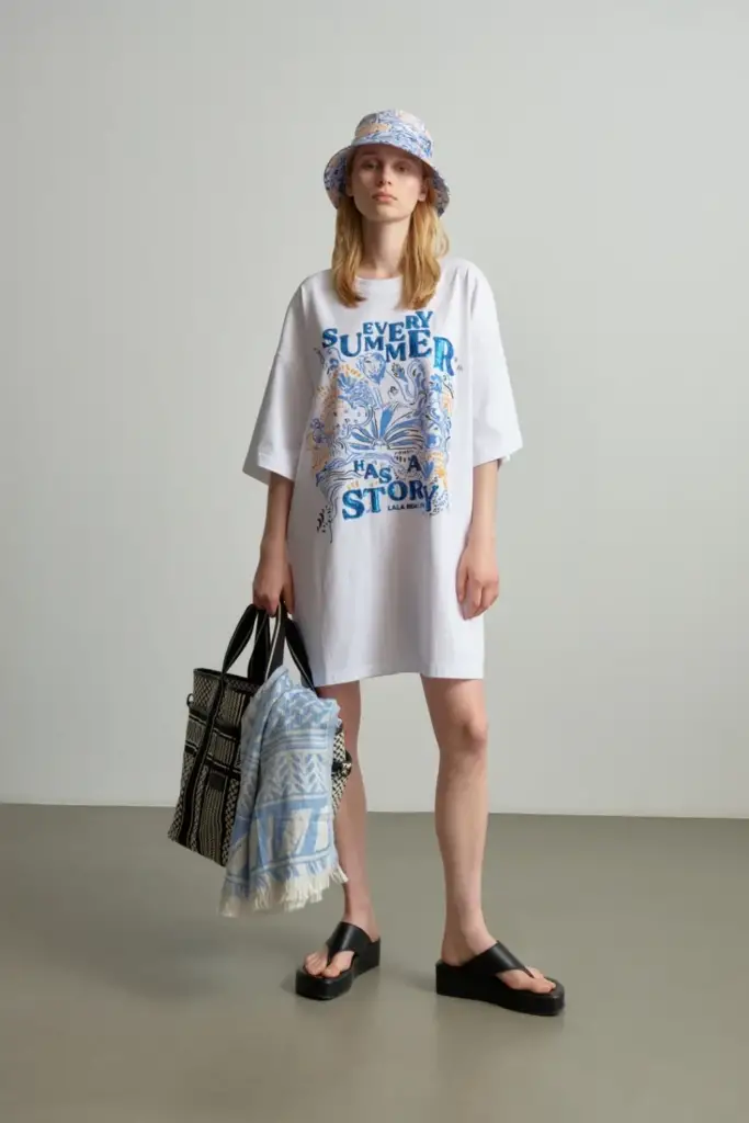 Lala Berlin Dress Layana cotton summer stories