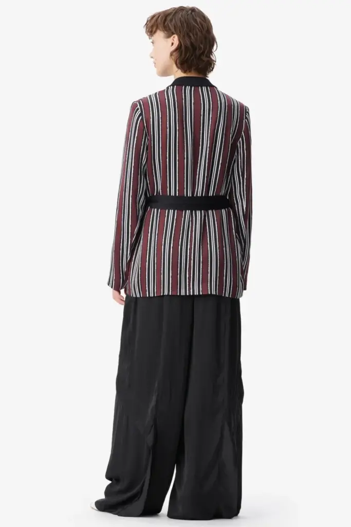 Lala Berlin Jacket Jella Viscose Shibori Stripe