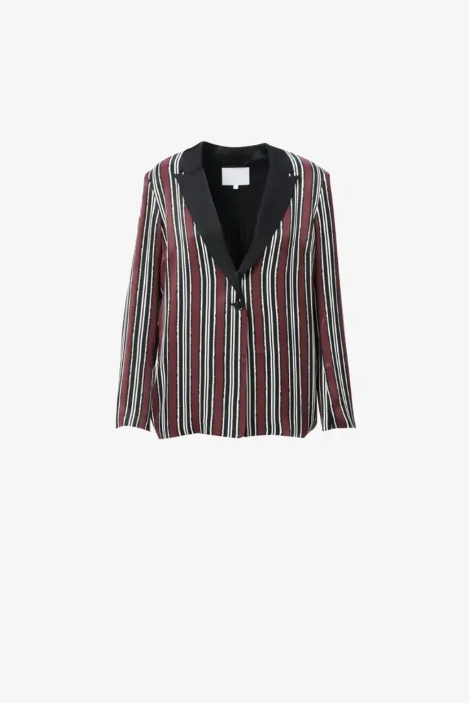 Lala Berlin Jacket Jella Viscose Shibori Stripe