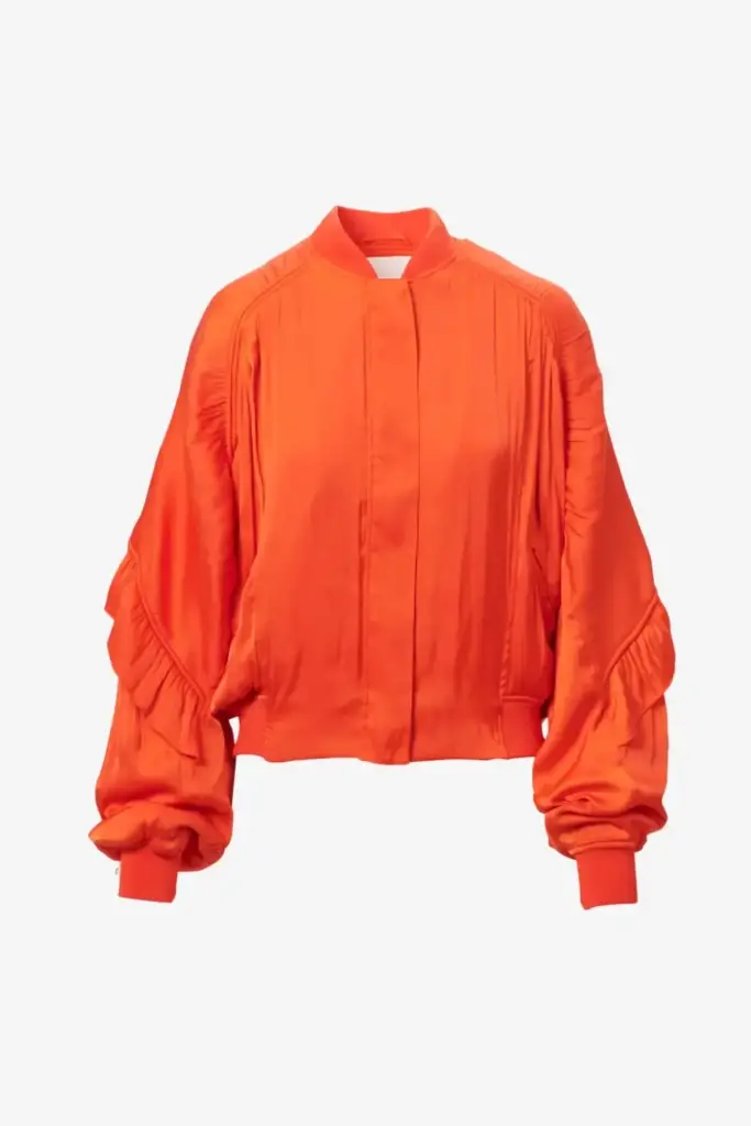 Lala Berlin Jacket Jordi Polyester Mix Paprika