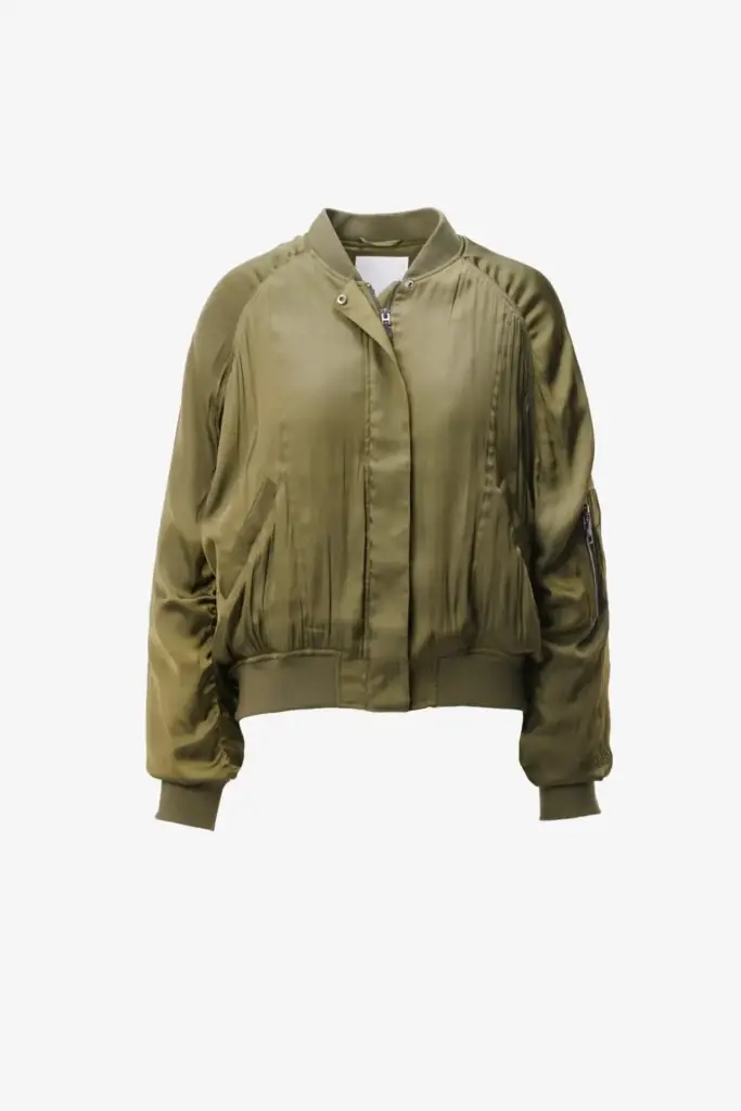 Lala Berlin Jacket Jordin Polyester Mix Olive