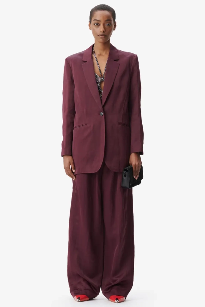 Lala Berlin Jacket Jupi Viscose/linen Blend Fudge