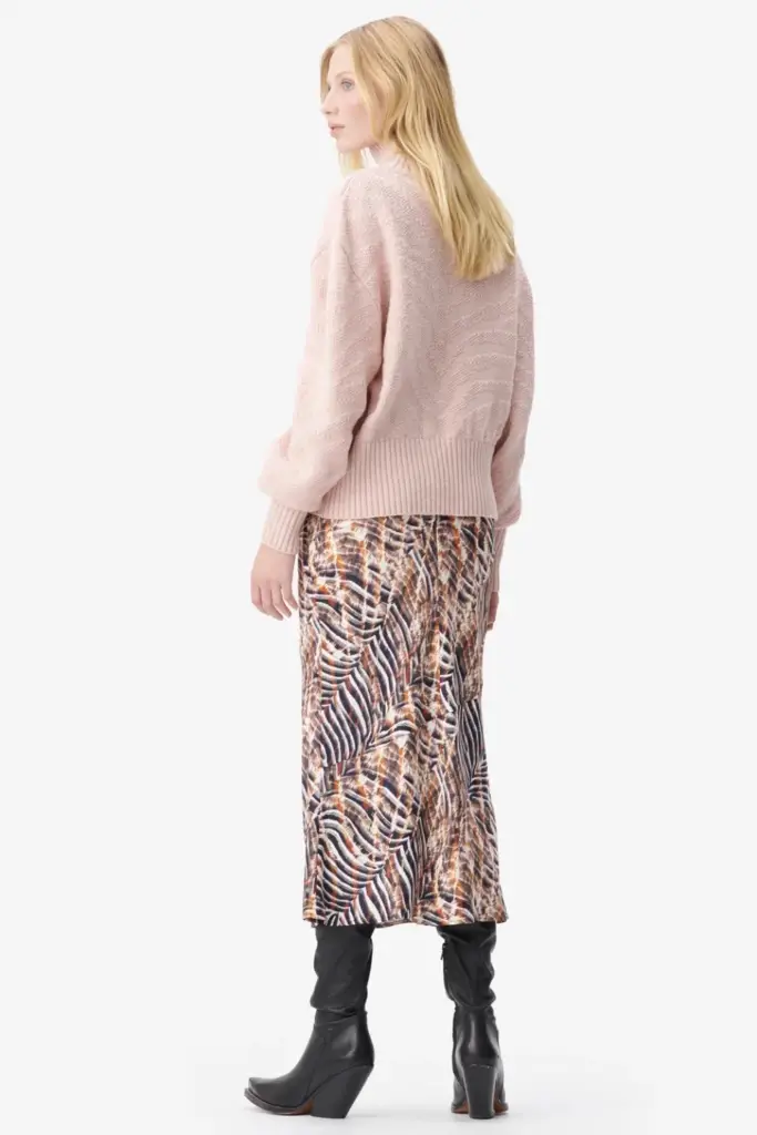 Lala Berlin Jumper Kaariyna Wool Mouline Rosewater