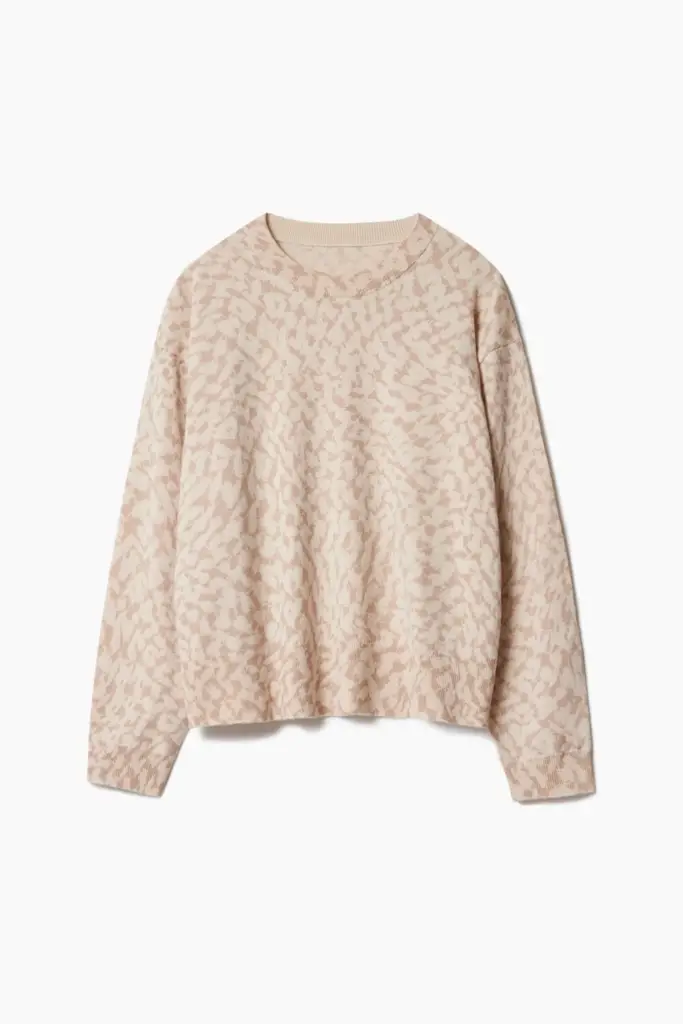 Lala Berlin Jumper Kactus Wool Mix Cream Heritage
