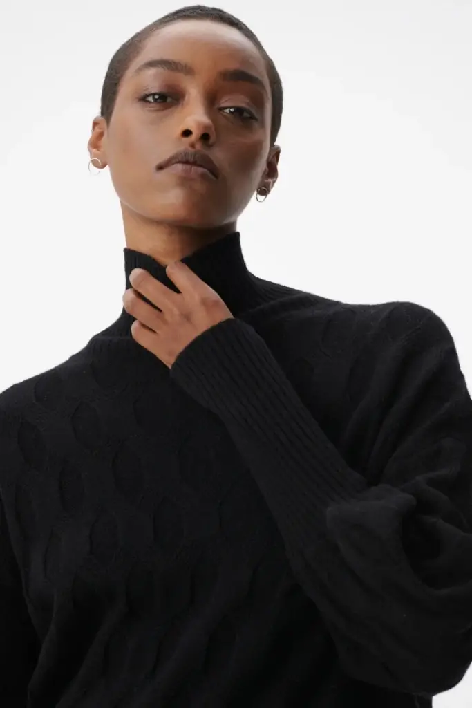 Lala Berlin Jumper Kaito Wool Mix Black