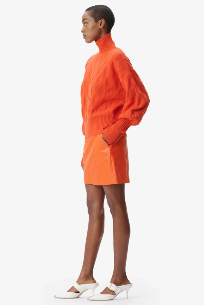 Lala Berlin Jumper Kaito Wool Mix Paprika