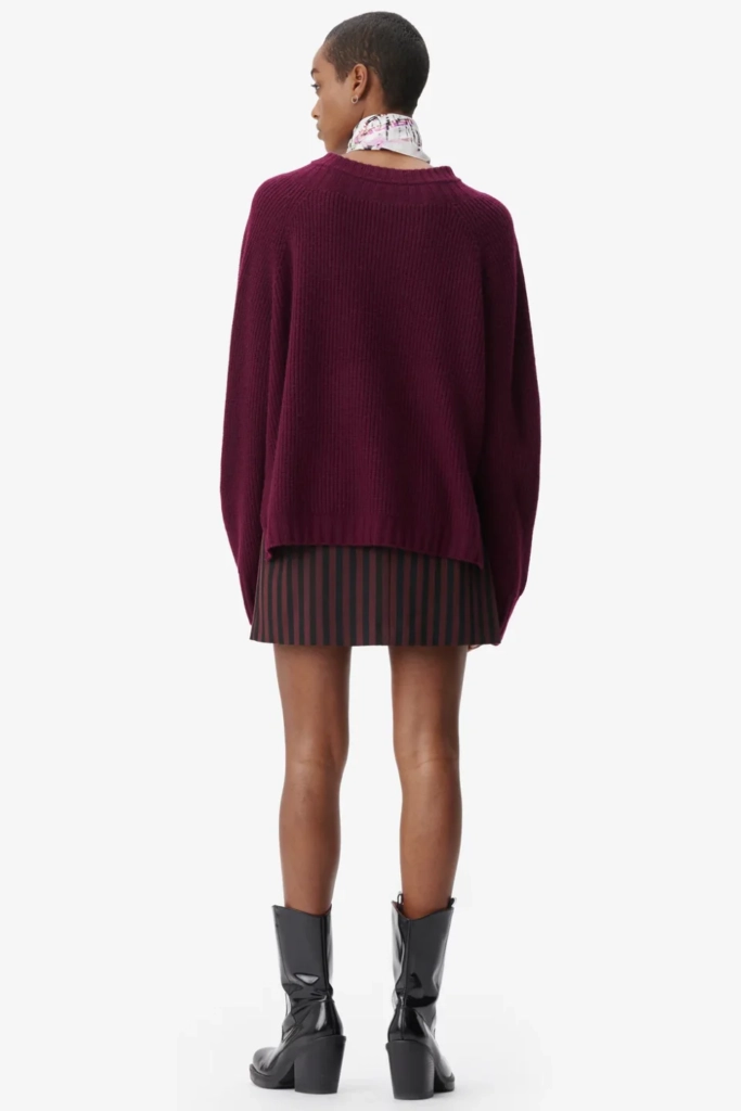 Lala Berlin Jumper Kaleva Wool Mix Fudge