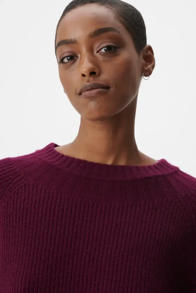 Lala Berlin Jumper Kaleva Wool Mix Fudge