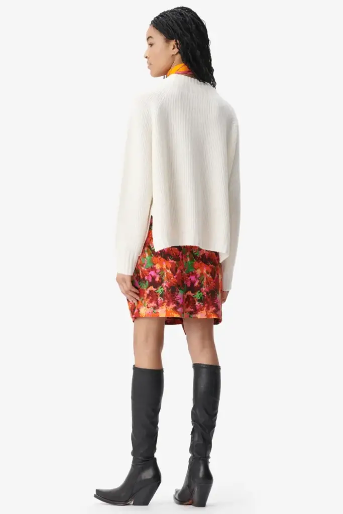 Lala Berlin Jumper Kaleva Wool Mix Vanilla