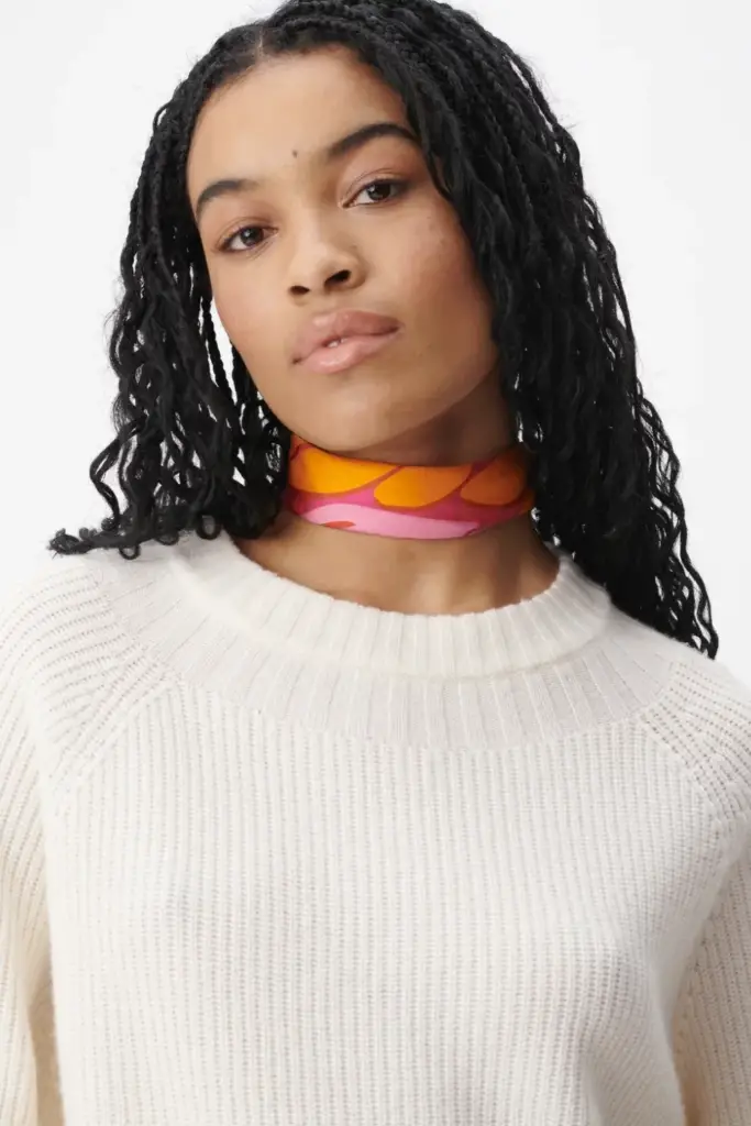 Lala Berlin Jumper Kaleva Wool Mix Vanilla