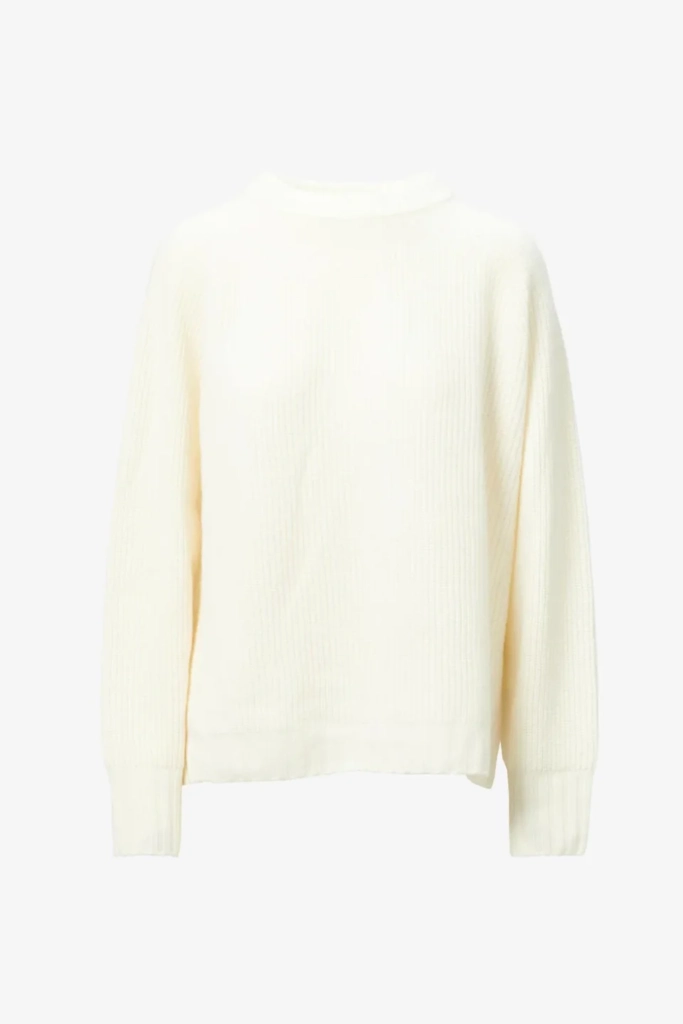 Lala Berlin Jumper Kaleva Wool Mix Vanilla