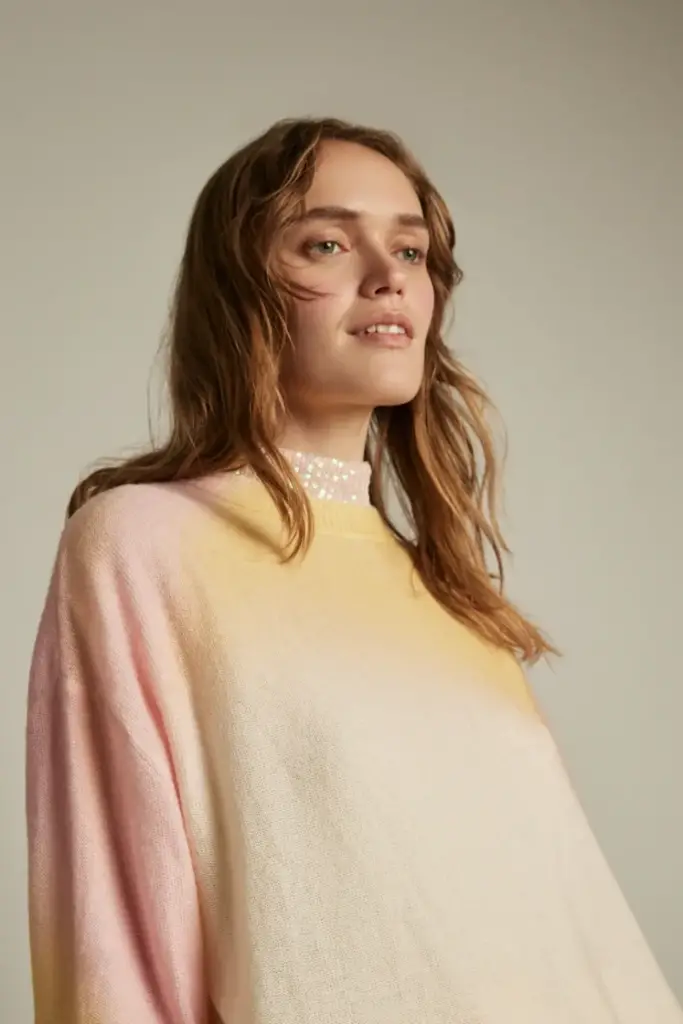 Lala Berlin Jumper Kalia Wool Mix Pastel Haze
