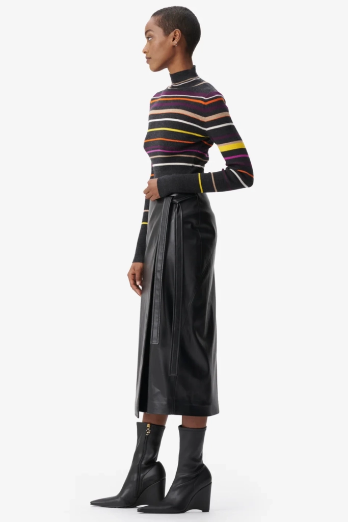 Lala Berlin Jumper Kallassa Wool Multicolor Stripe