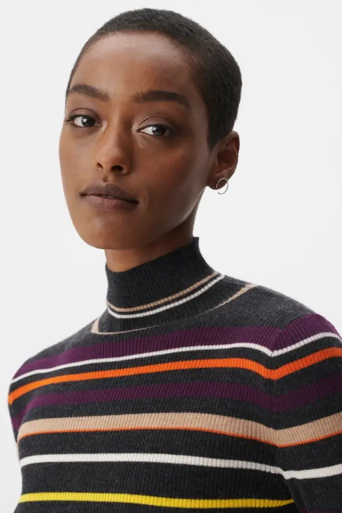 Lala Berlin Jumper Kallassa Wool Multicolor Stripe