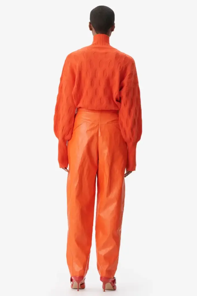 Lala Berlin Pants Paris Viscose Mix Paprika