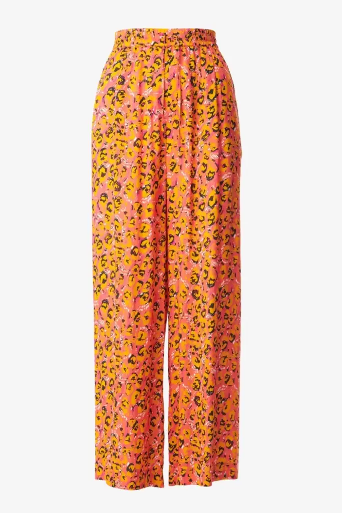 Lala Berlin Pants Perla Viscose Leo Pink