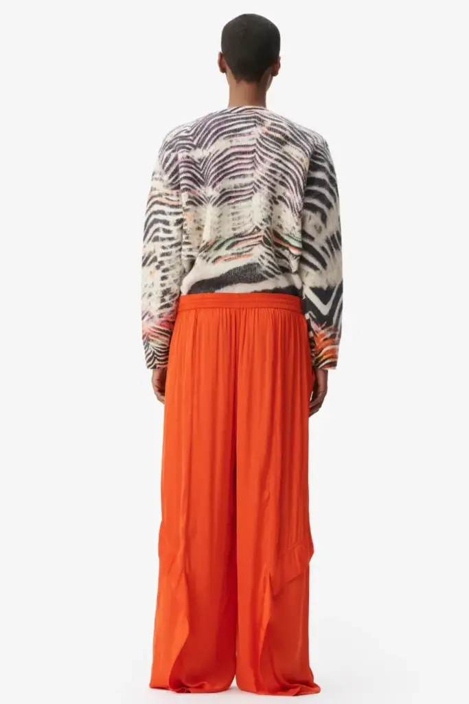 Lala Berlin Pants Perre Polyester Mix Paprika