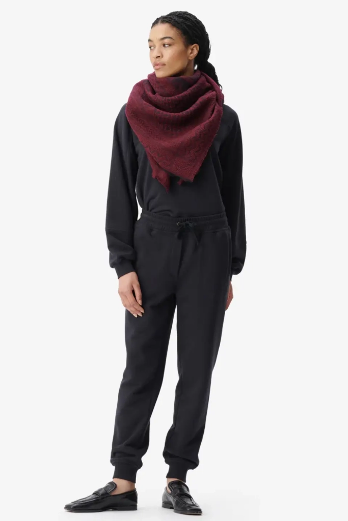 Lala Berlin Scarf Anais Wool Mix Zebra Fudge