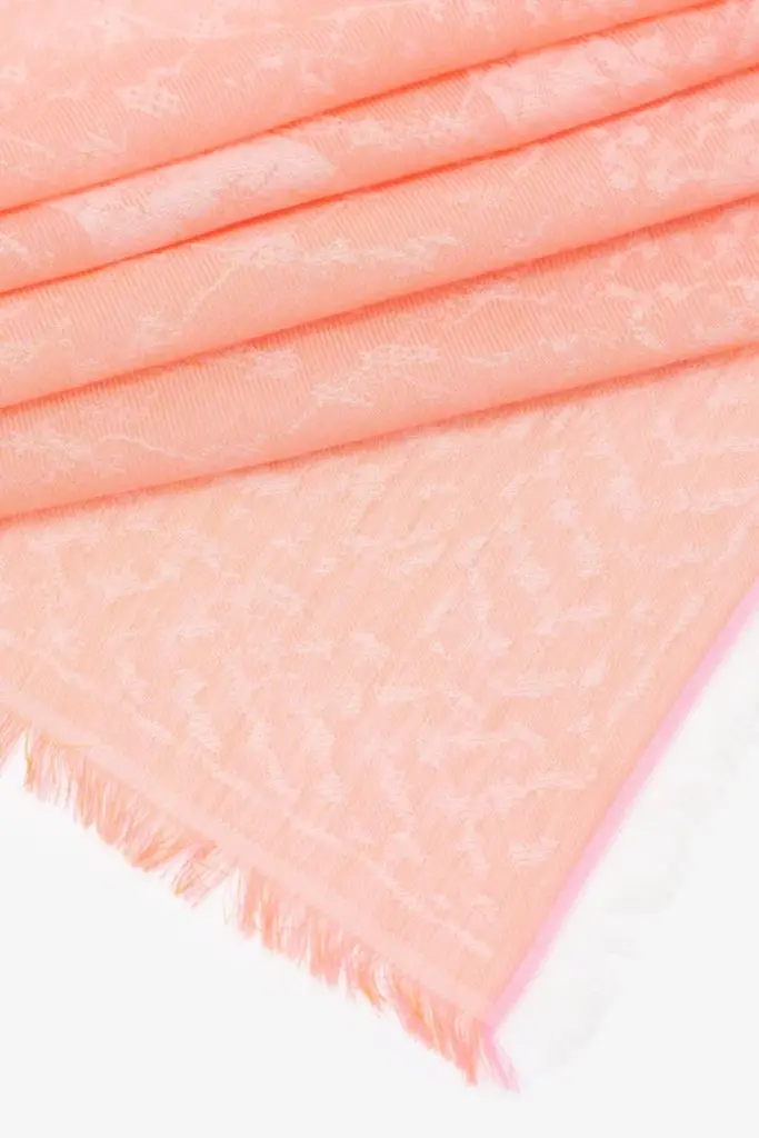 Lala Berlin Scarf Arian Cotton Diamond Red