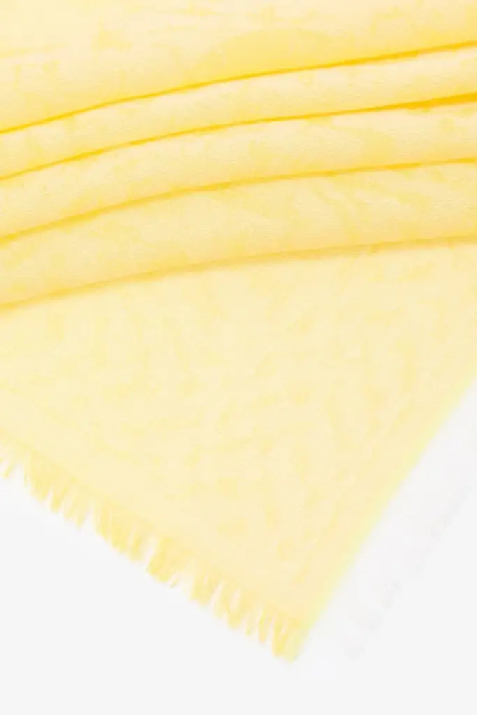 Lala Berlin Scarf Arian Cotton Diamond Yellow