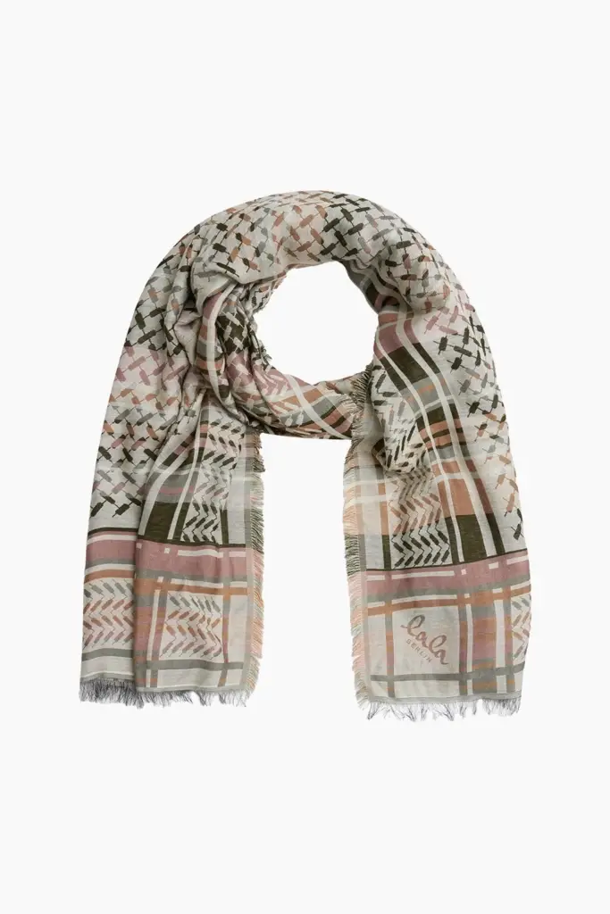 Lala Berlin Scarf Avril Viscose Mix Dusk