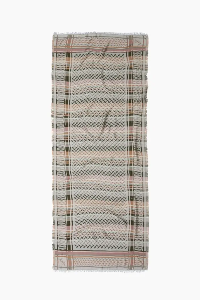 Lala Berlin Scarf Avril viscose mix dusk