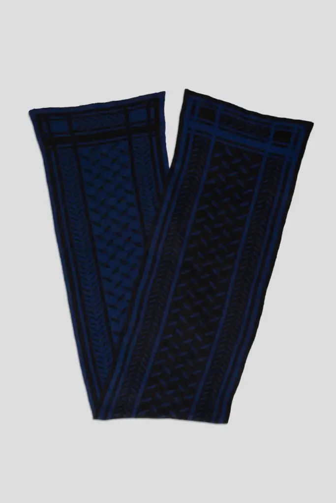 Lala Berlin Scarf Chuck cashmere dark blue