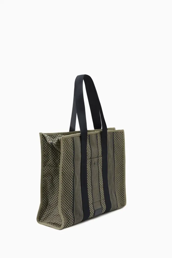 Lala Berlin Shopper Mason Canvas Olive/black