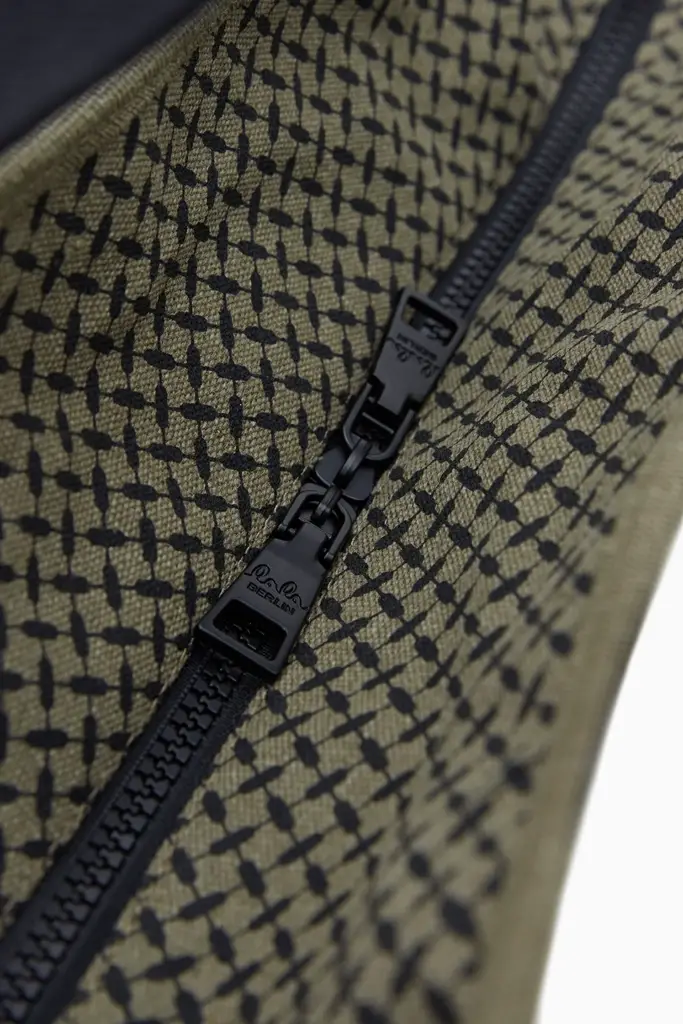 Lala Berlin Shopper Mason Canvas Olive/black
